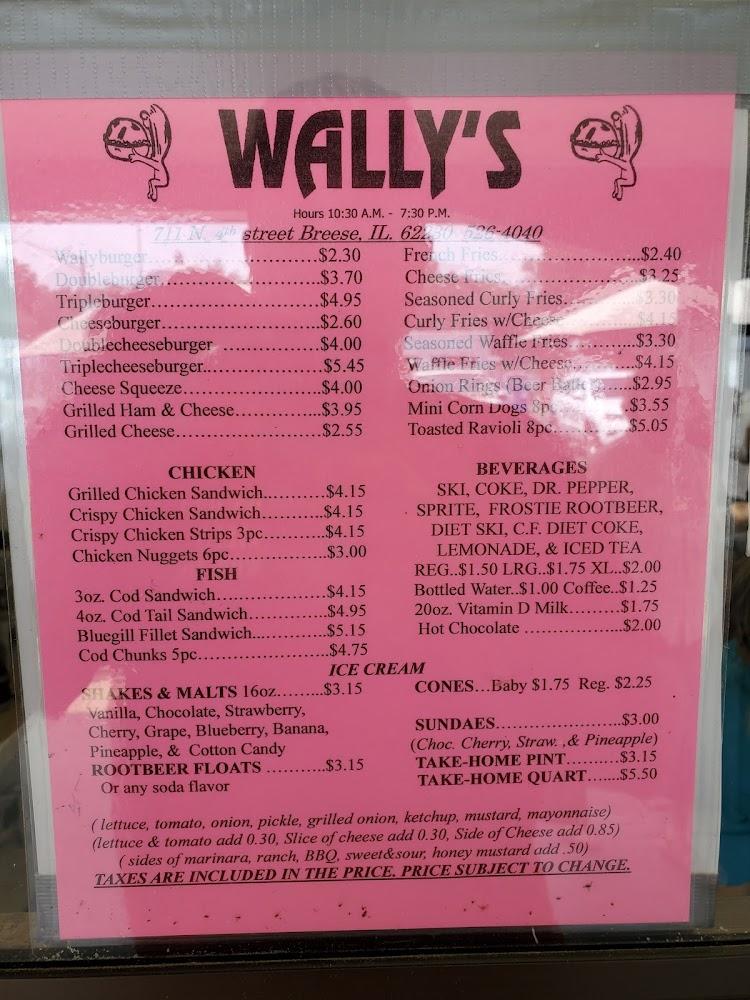 Wally's Drive-In Menu image 2
