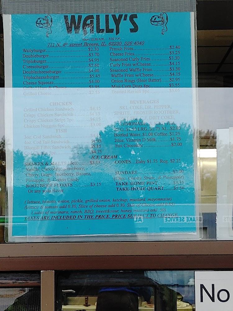 Wally's Drive-In Menu image 4